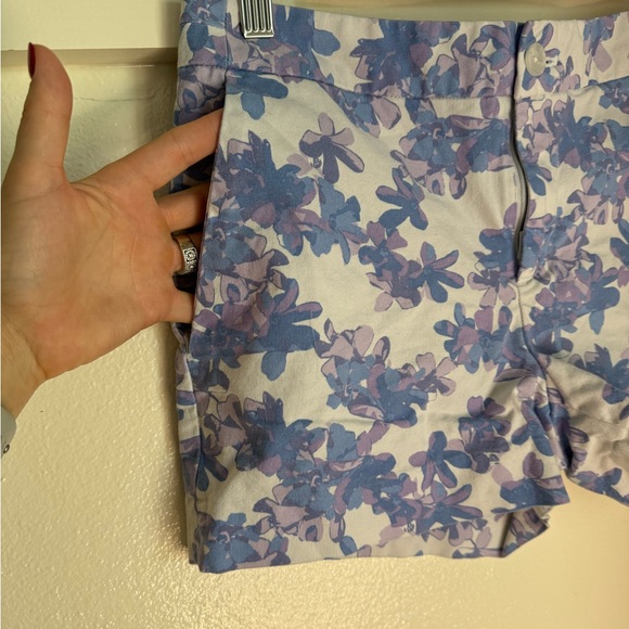 Banana Republic 4 Blue Floral Hampton Chino Shorts - Picture 5 of 13